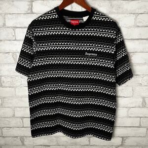 Supreme Hearts Jacquard S/S Top